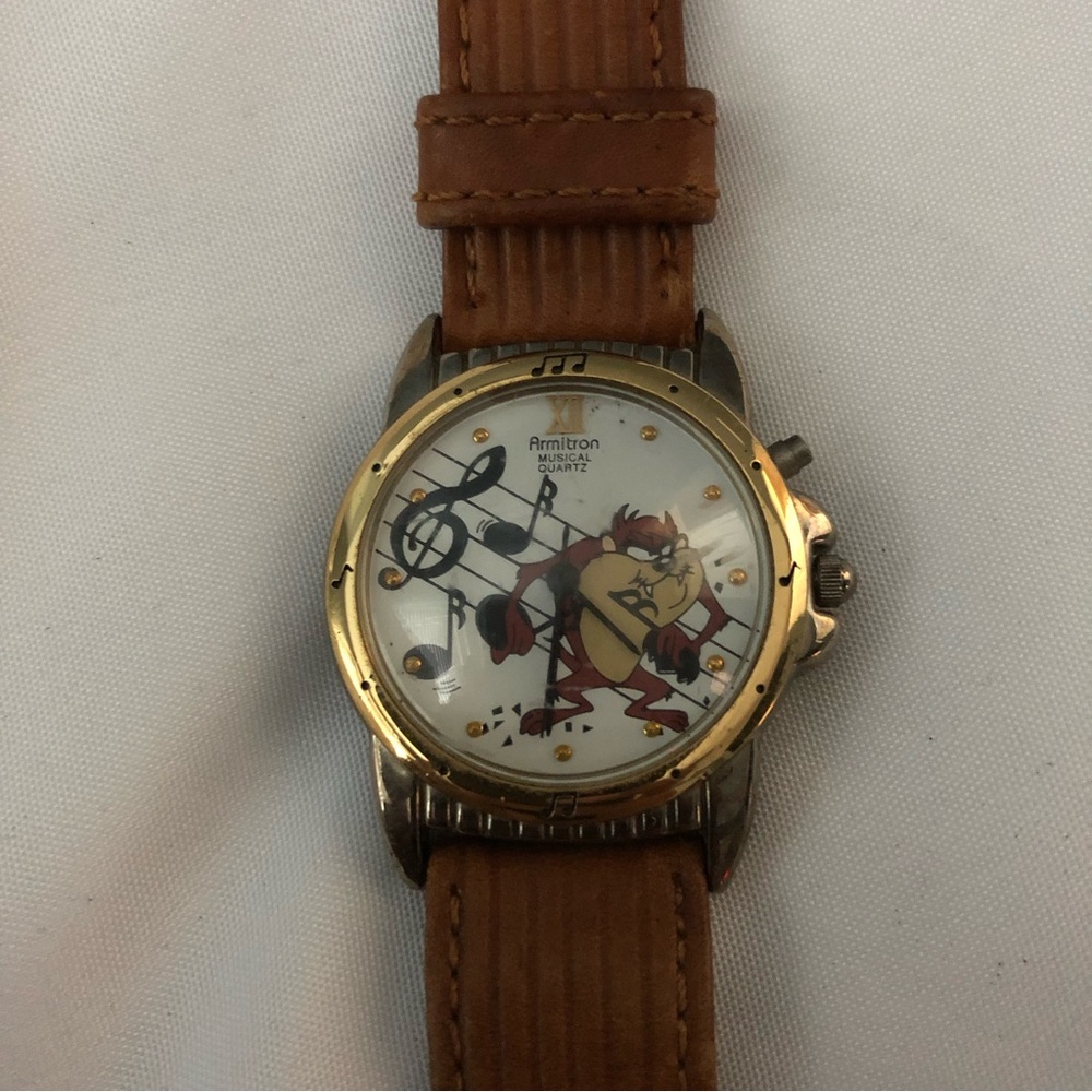 VTG 1994 Looney Tunes Armitron Collectibles Tasmanian Devil Watch